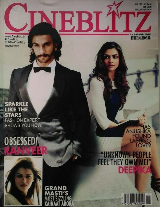 CINE BLITZ magazine side cover November 2013