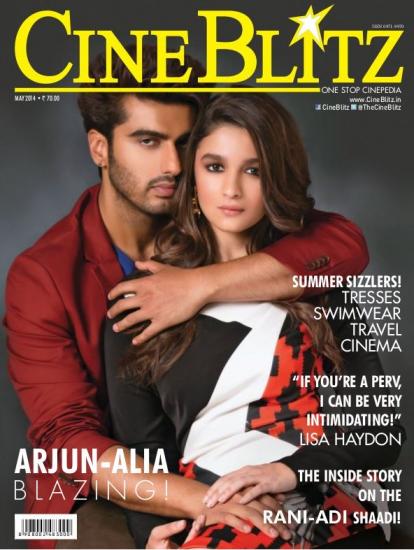 CINE BLITZ magazine side cover May 2014
