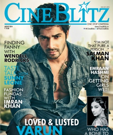 CINE BLITZ magazine side cover August 2014