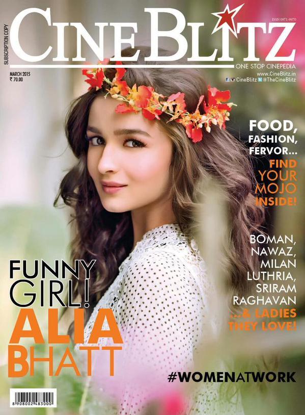 CINE BLITZ magazine side cover March 2015