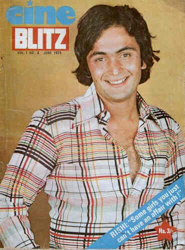 CINE BLITZ magazine side cover June 1975