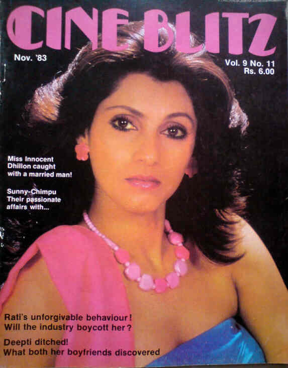 CINE BLITZ magazine side cover November 1983