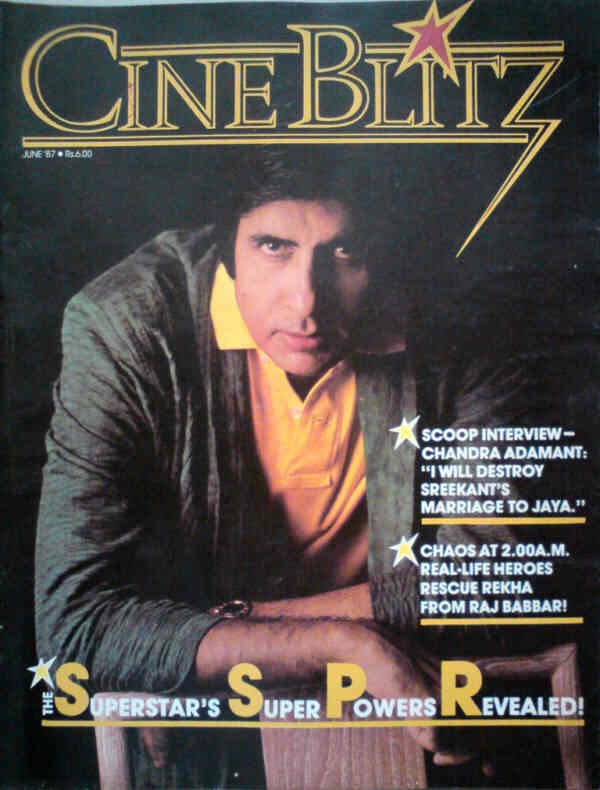 CINE BLITZ magazine side cover June 1987