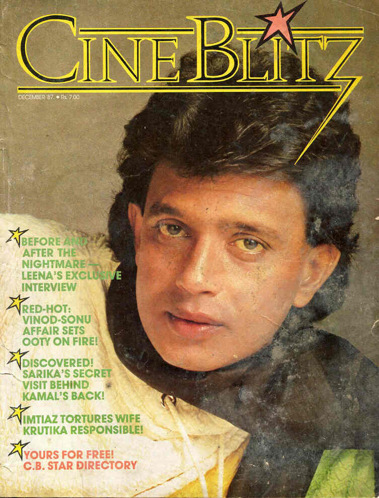 CINE BLITZ magazine side cover December 1987