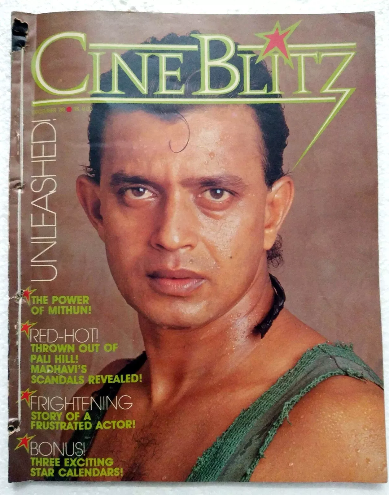 CINE BLITZ magazine side cover December 1988