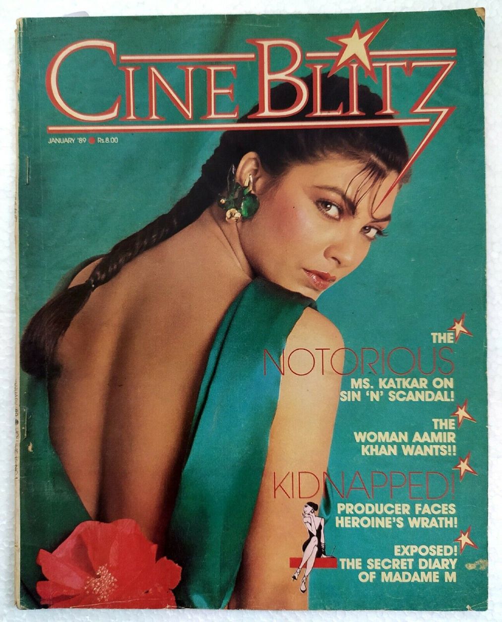 CINE BLITZ magazine side cover January 1989