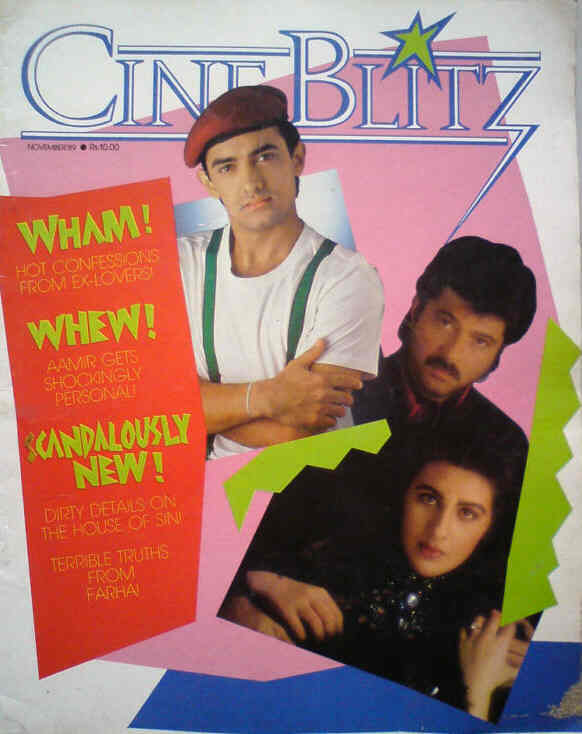 CINE BLITZ magazine side cover November 1989