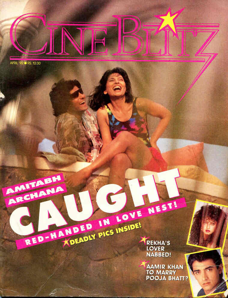 CINE BLITZ magazine side cover April 1992