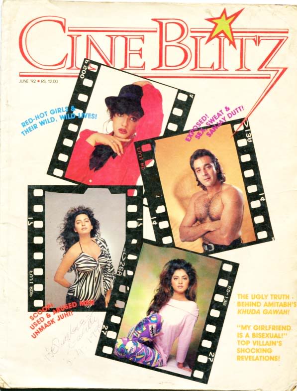 CINE BLITZ magazine side cover June 1992