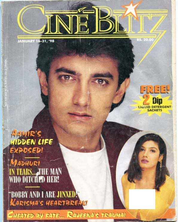CINE BLITZ magazine side cover 31 January 1998