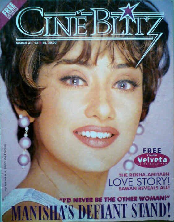 CINE BLITZ magazine side cover 31 March 1998
