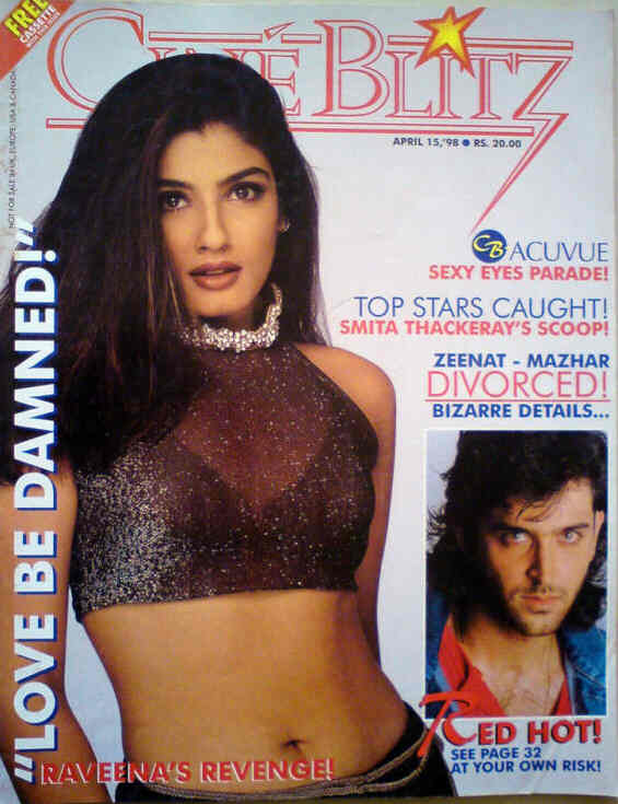 CINE BLITZ magazine side cover 15 April 1998