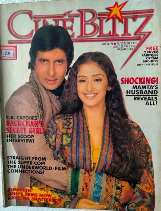 CINE BLITZ magazine side cover 30 June 1998