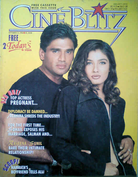 CINE BLITZ magazine side cover 15 September 1998