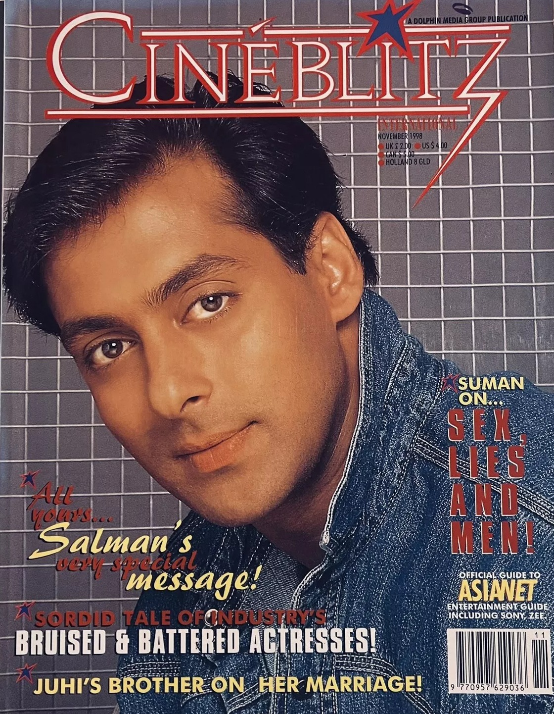 CINE BLITZ magazine side cover 15 November 1998