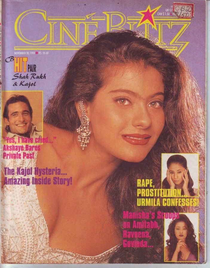 CINE BLITZ magazine side cover 30 November 1998