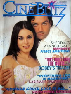CINE BLITZ magazine side cover 31 January 1999