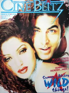 CINE BLITZ magazine side cover 28 February 1999