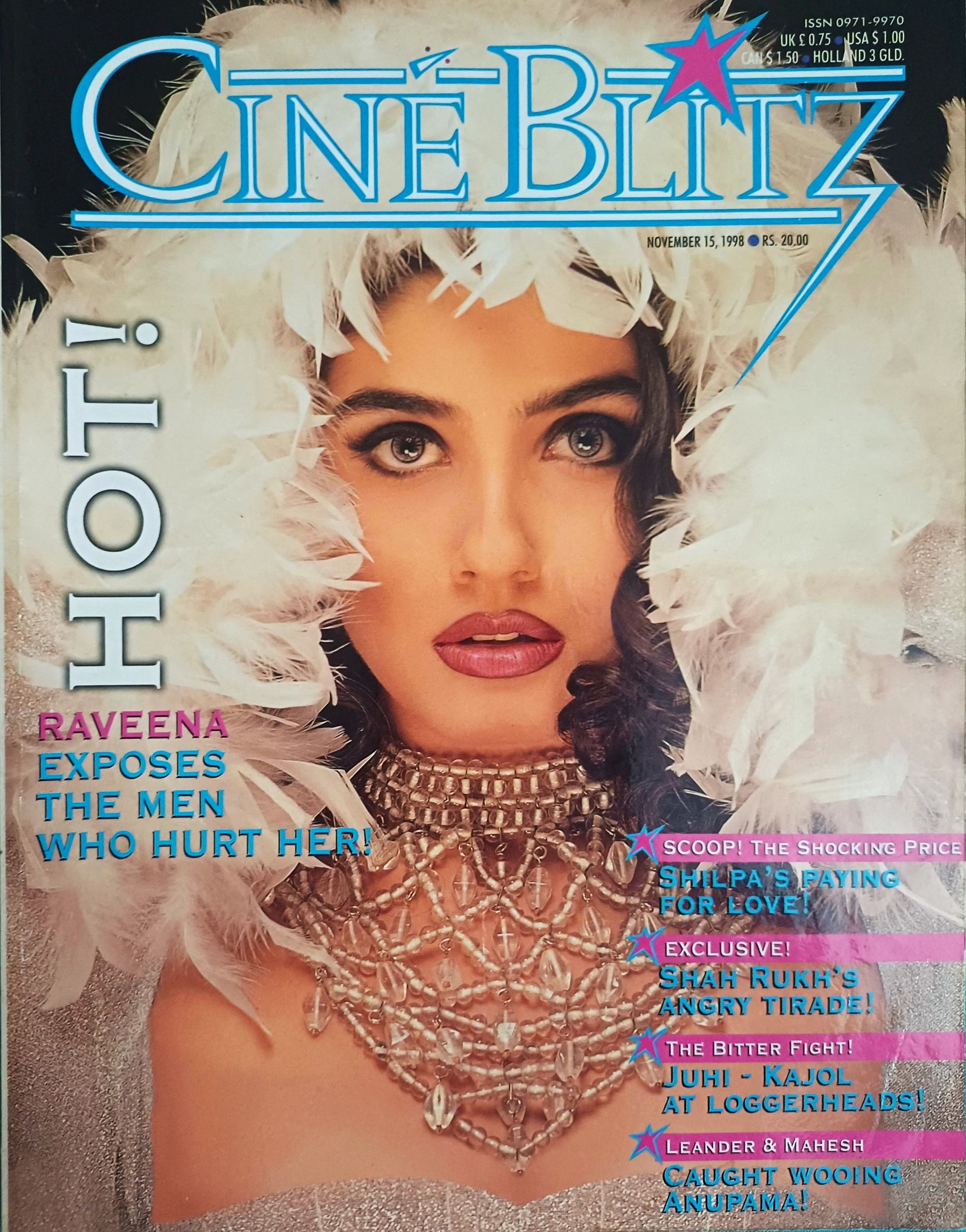 CINE BLITZ magazine side cover 15 November 1998