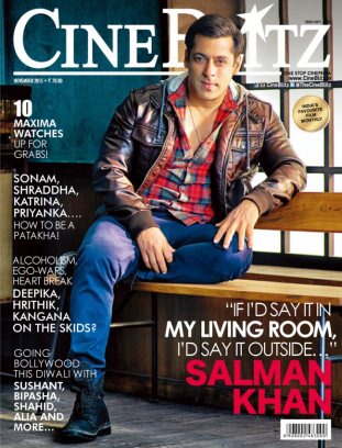 CINE BLITZ magazine side cover November 2015
