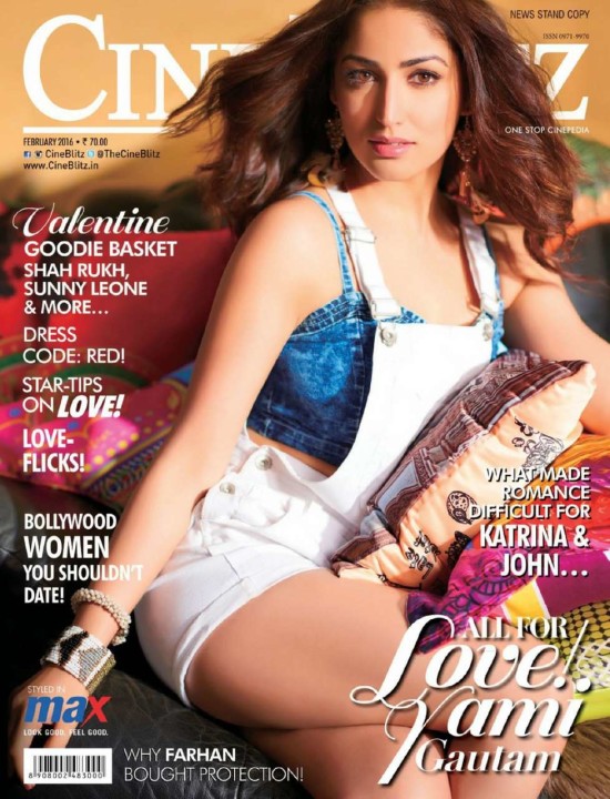 CINE BLITZ magazine side cover February 2016