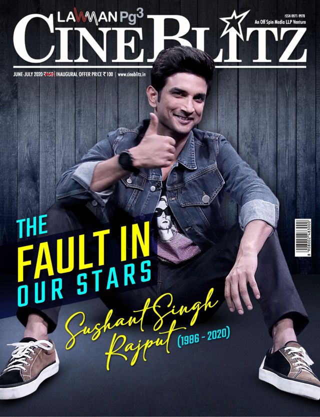 CINE BLITZ magazine side cover  June/July 2020