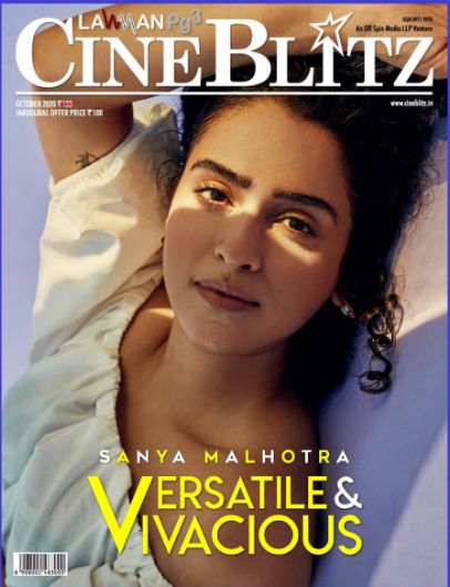 CINE BLITZ magazine side cover  October 2020