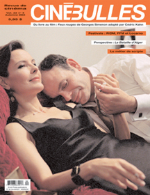 CINE-BULLES magazine side cover  Vol 22 # 4 Autumn 2004