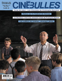 CINE-BULLES magazine side cover  Vol 22 # 3 Summer 2004