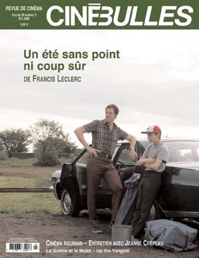 CINE-BULLES magazine side cover  Vol 26 # 3 Summer 2008