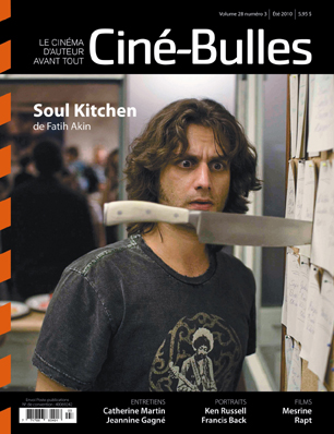 CINE-BULLES magazine side cover  Vol 28 # 3 June/July/August 2010