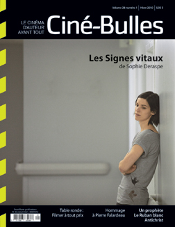 CINE-BULLES magazine side cover  Vol 28 # 1 Winter 2010