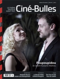 CINE-BULLES magazine side cover  Vol 29 #3 June/July/August 2011