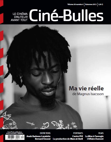 CINE-BULLES magazine side cover  Vol 30 # 4 Autumn 2012