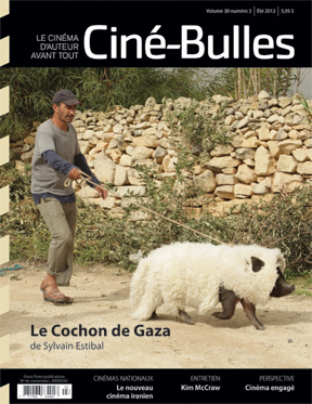 CINE-BULLES magazine side cover  Vol 30 # 3 Summer 2012