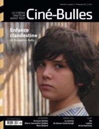 CINE-BULLES magazine side cover  Vol 31 # 2 June/July/August 2013