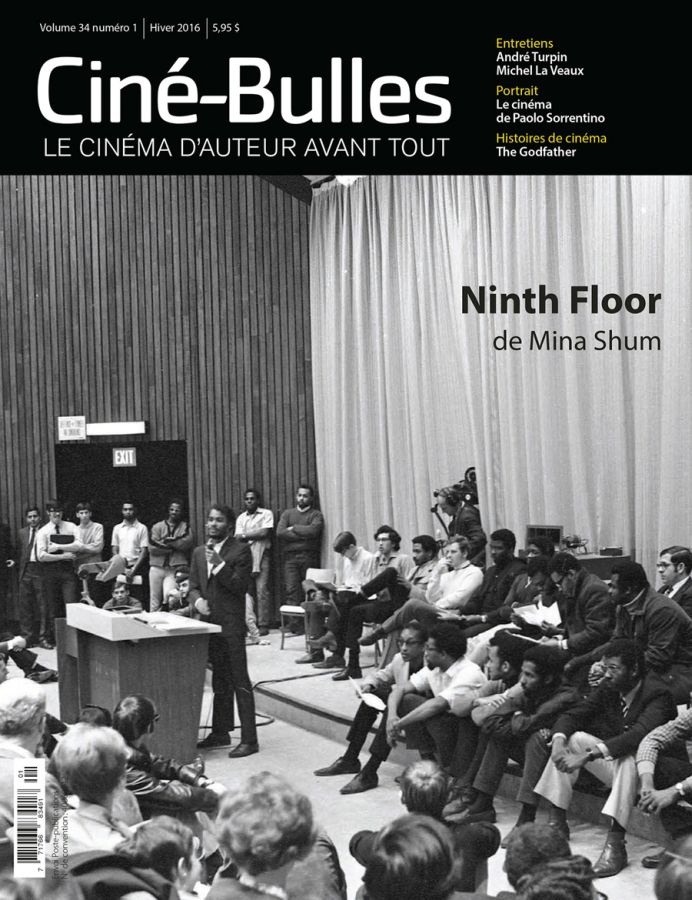 CINE-BULLES magazine side cover  Vol 34 #1 Winter 2015
