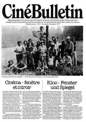 CINE BULLETIN magazine side cover Issue 50/51 November/December 1979