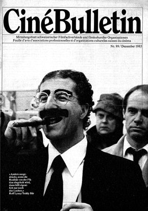 CINE BULLETIN magazine side cover Issue 99 December 1983