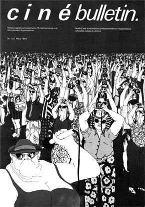 CINE BULLETIN magazine side cover Issue 102  1984