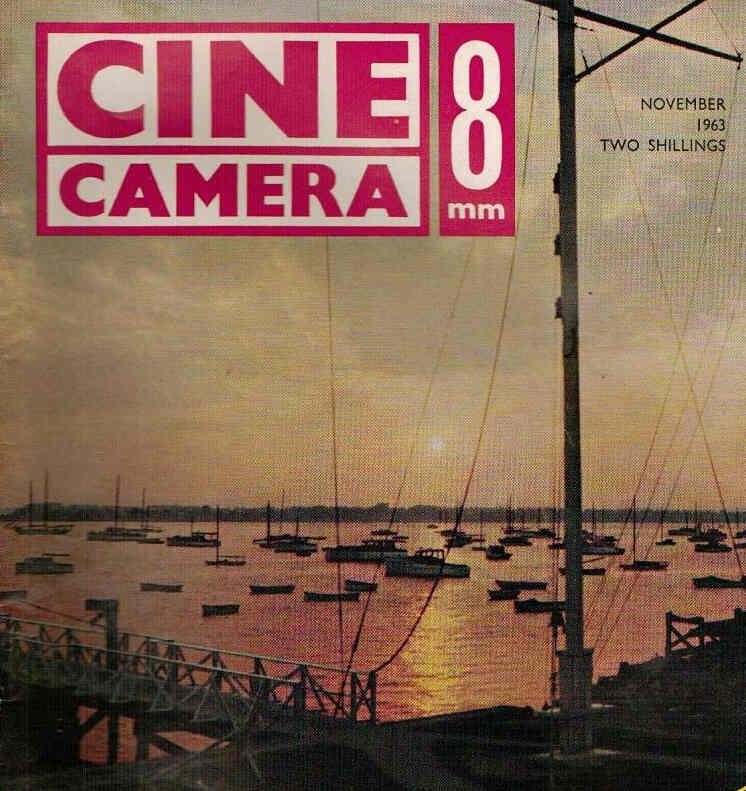 CINE CAMERA magazine side cover November 1963