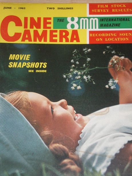 CINE CAMERA magazine side cover June 1963