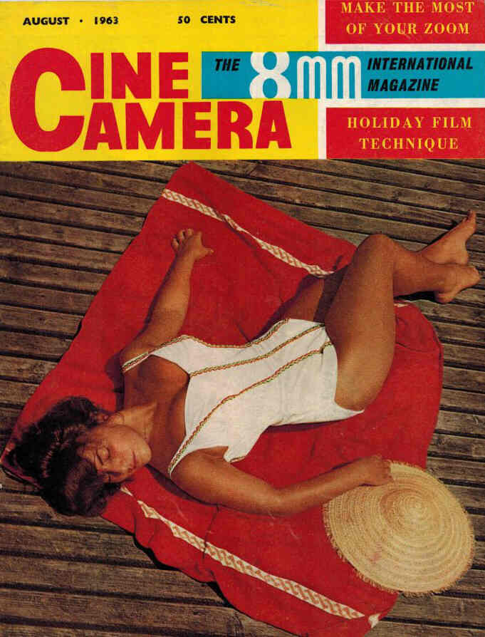 CINE CAMERA magazine side cover August 1963
