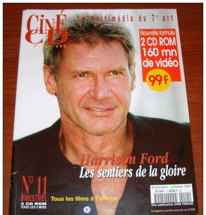 CINE CD ROM magazine side cover Issue 11  September/October 1997