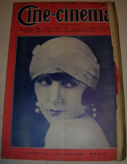 CINE-CINEMA magazine side cover 9 October 1926