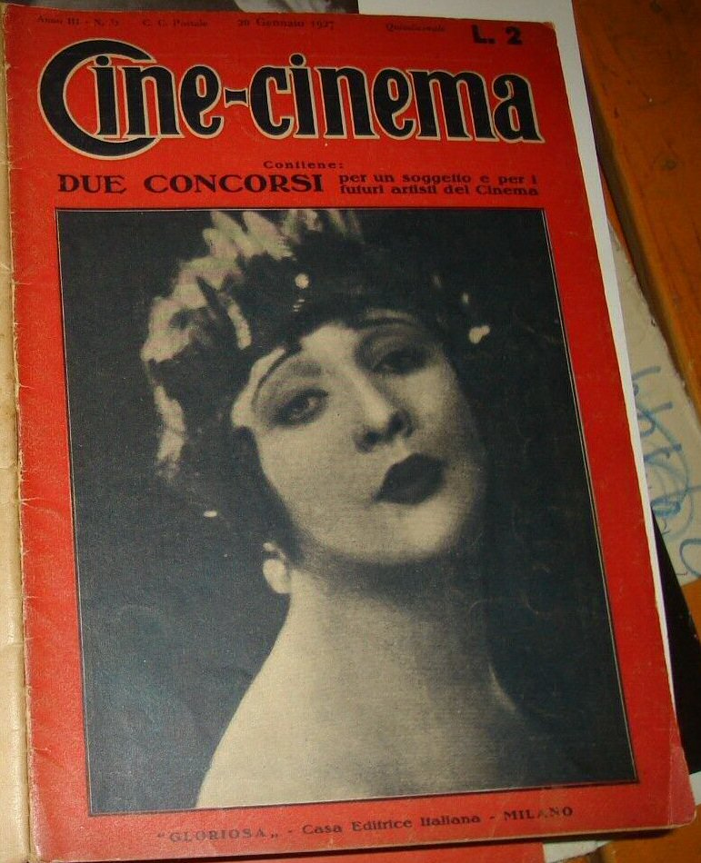 CINE-CINEMA magazine side cover Issue 32 20 January 1927