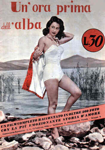 CINEROMANZO ECONOMICO magazine side cover Issue 4 15 February 1956
