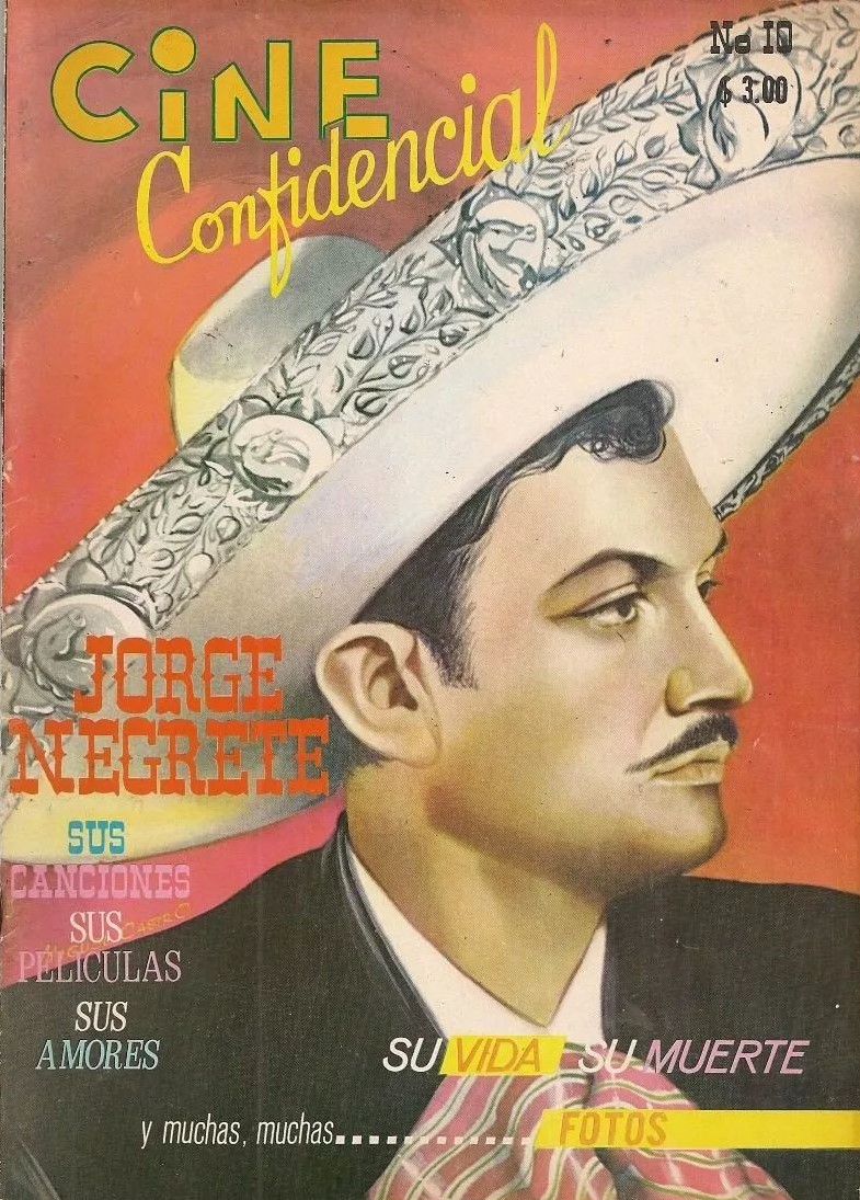 CINE CONFIDENCIAL (1969) magazine side cover Issue 10   1970