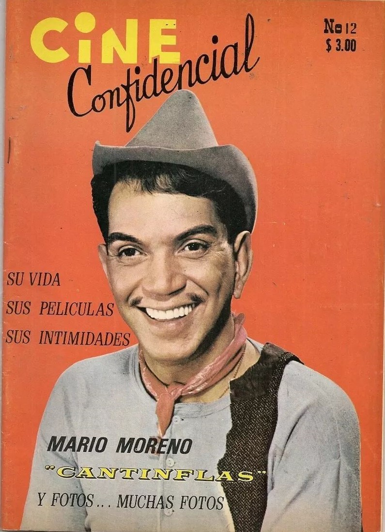 CINE CONFIDENCIAL (1969) magazine side cover Issue 12   1970