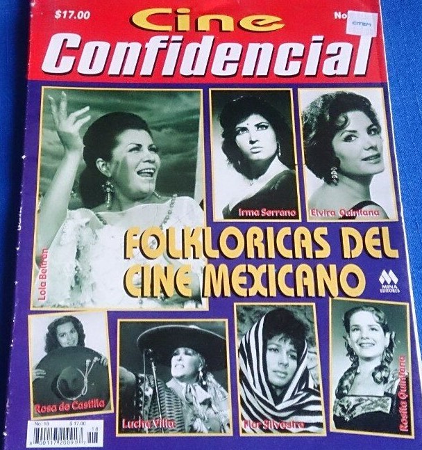 CINE CONFIDENCIAL magazine side cover Issue 18  May 2001
